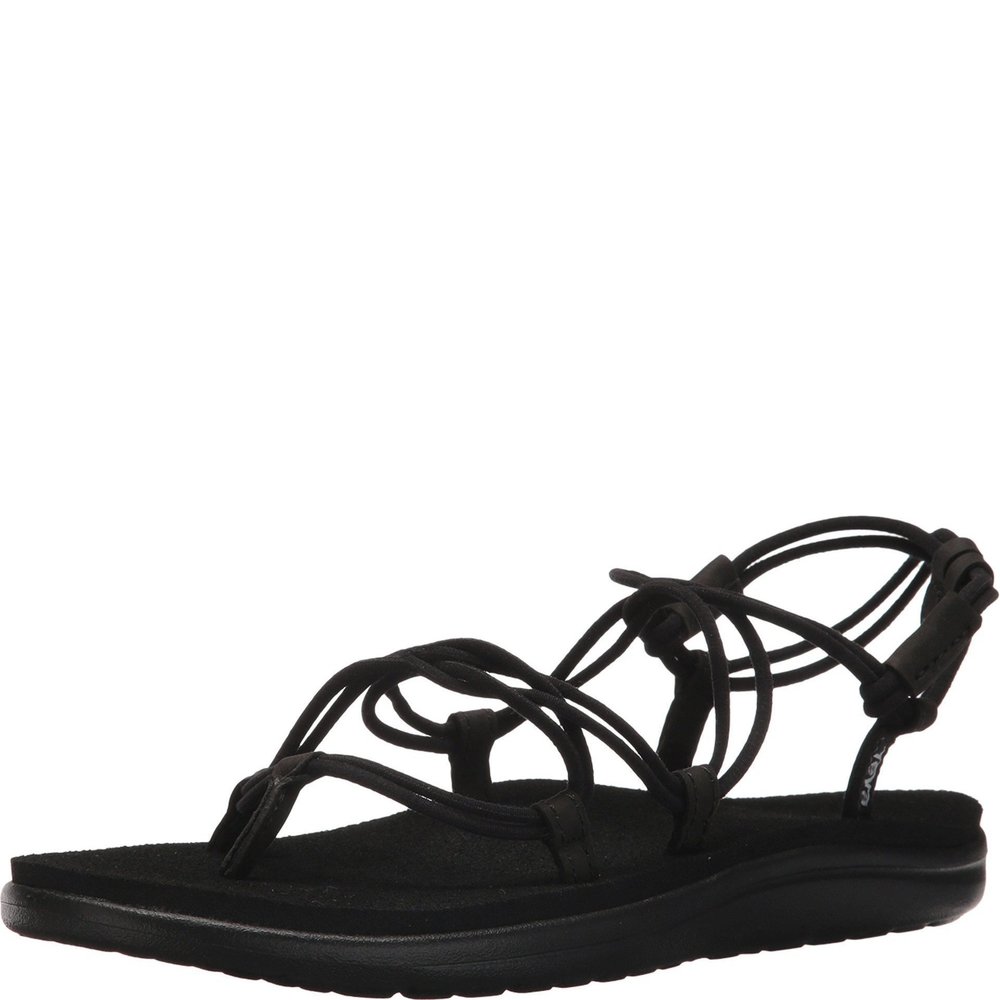 Teva Black Strappy Sandals